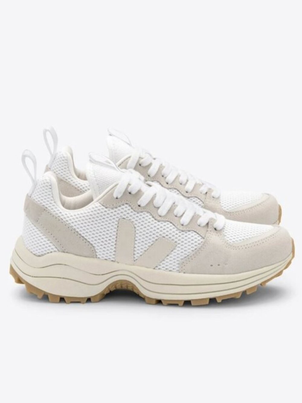 VEJA Venturi Alvomesh White Pierre Natural US8 EU 39